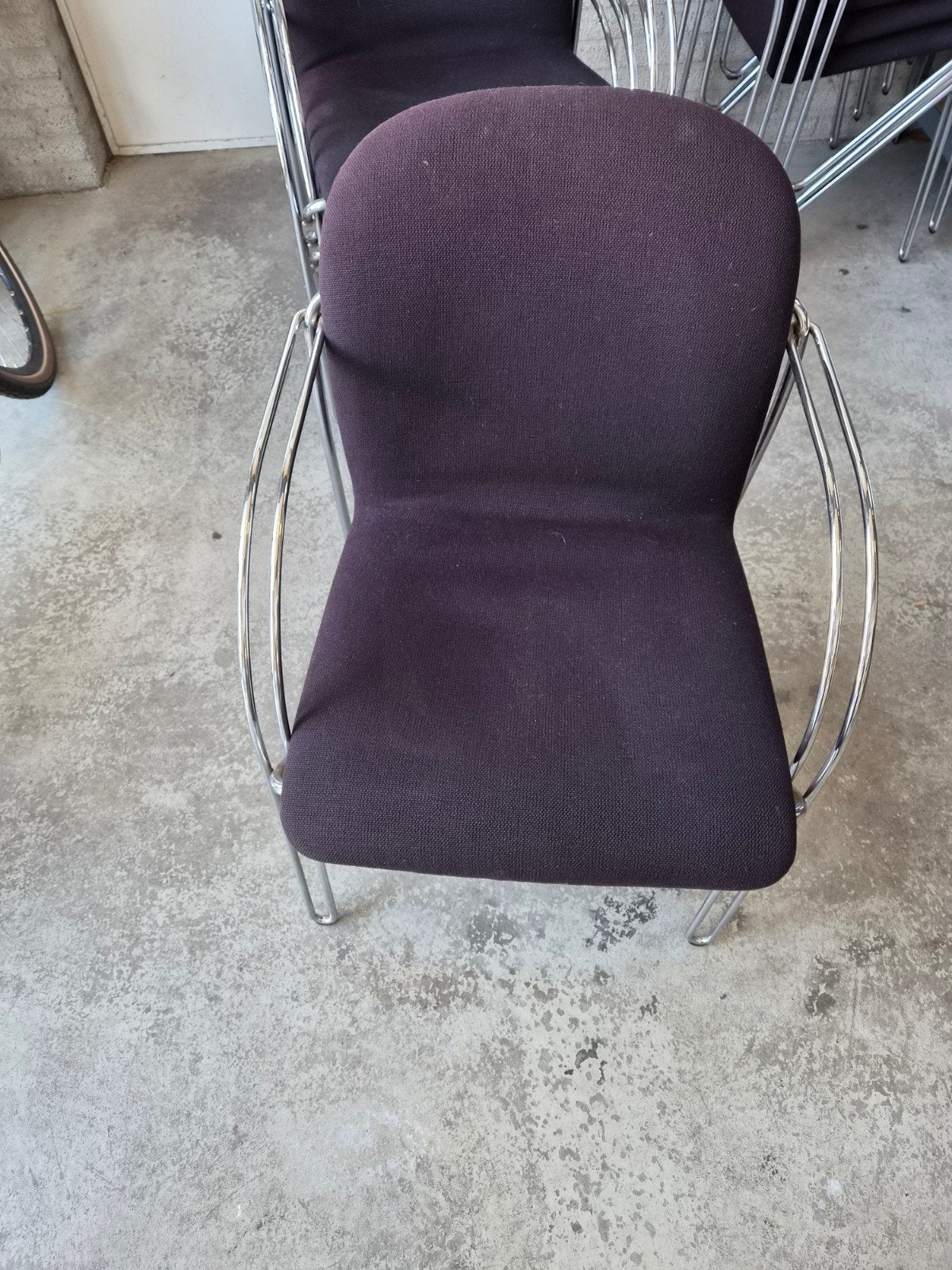 8 vergader/ kantoorstoelen, Huis en Inrichting, Ophalen, Gebruikt