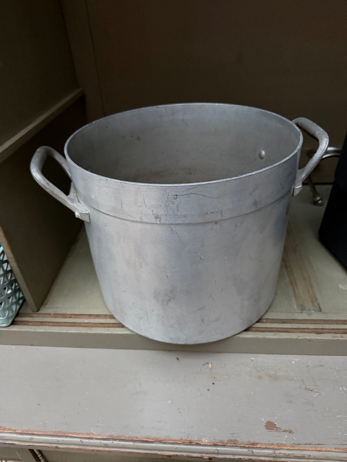 Grote aluminium kookpan met handvatten, Huis en Inrichting, Ophalen, Gebruikt, Kookpan, Overige merken