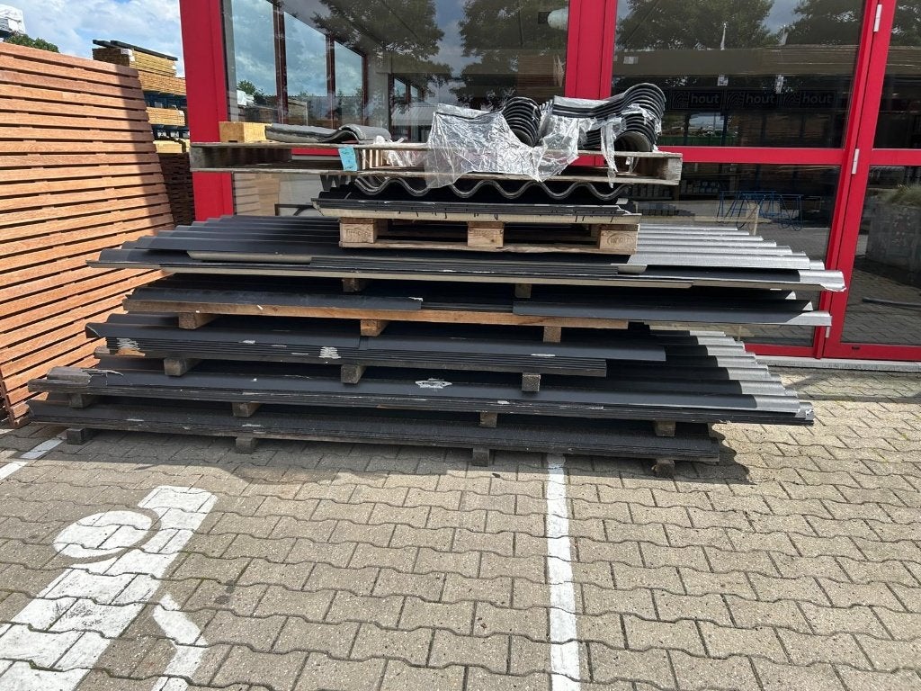 Vezelcement golfplaten restpartij, Tuin en Terras, Palen, Balken en Planken, Gebruikt, Overige typen, 250 cm of meer, Ophalen