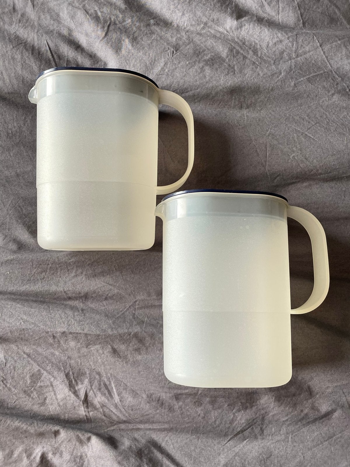 Tupperware kannen - Set van 2, Ophalen, Gebruikt, Wit, Beker of Kan