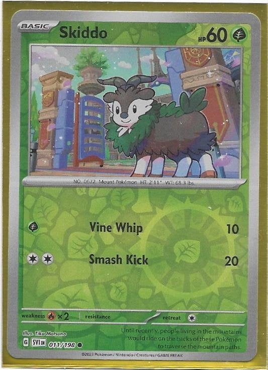Scarlet & Violet,  Skiddo [reverse] 11/198, Verzenden, Nieuw, Losse kaart