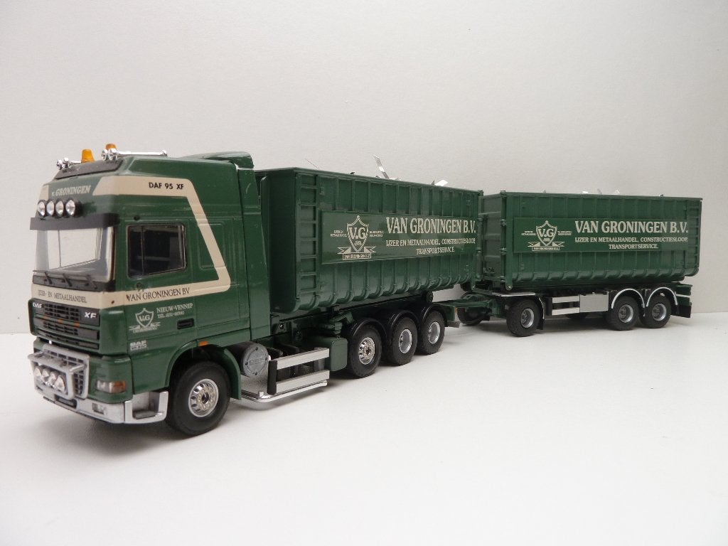 DAF XF  '' van Groningen metaalhandel ''  Tekno, Ophalen of Verzenden, Zo goed als nieuw, Bus of Vrachtwagen, Tekno