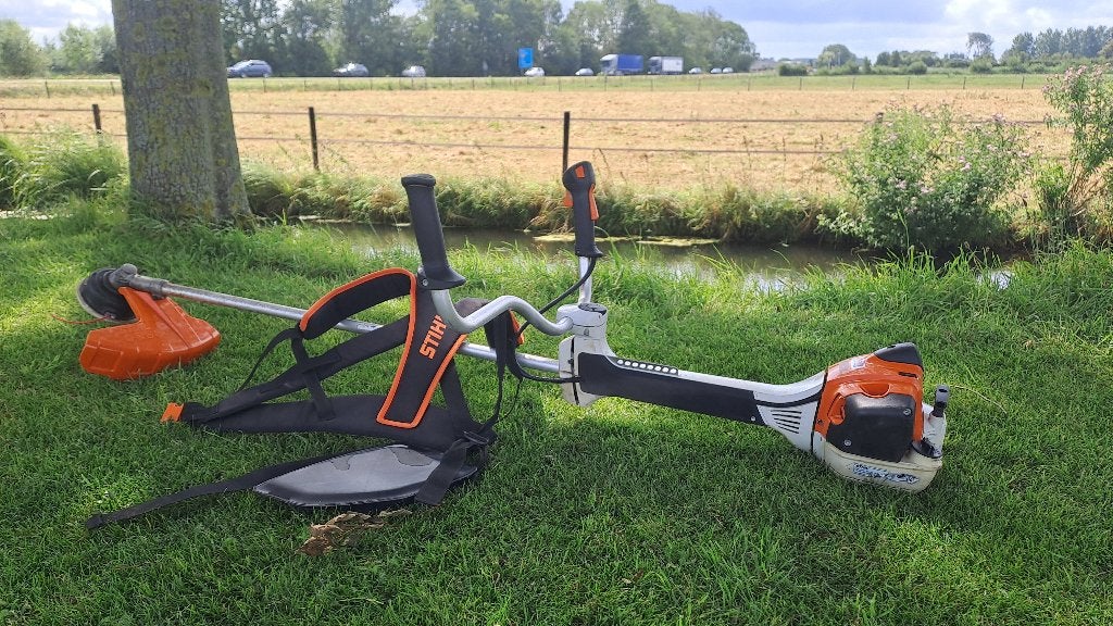 Stihl FS 460 C benzine bosmaaier met draadkop, Tuin en Terras, Bosmaaiers, Gebruikt, Benzine, 10 tot 30 cm, Ophalen
