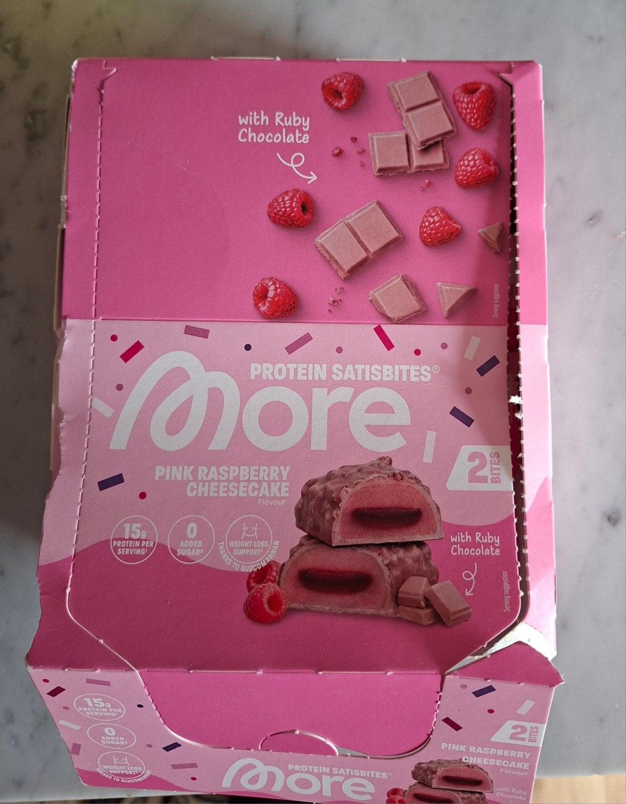 More Satisbites Pink Raspberry Cheesecake, Ophalen of Verzenden, Nieuw, Overige typen