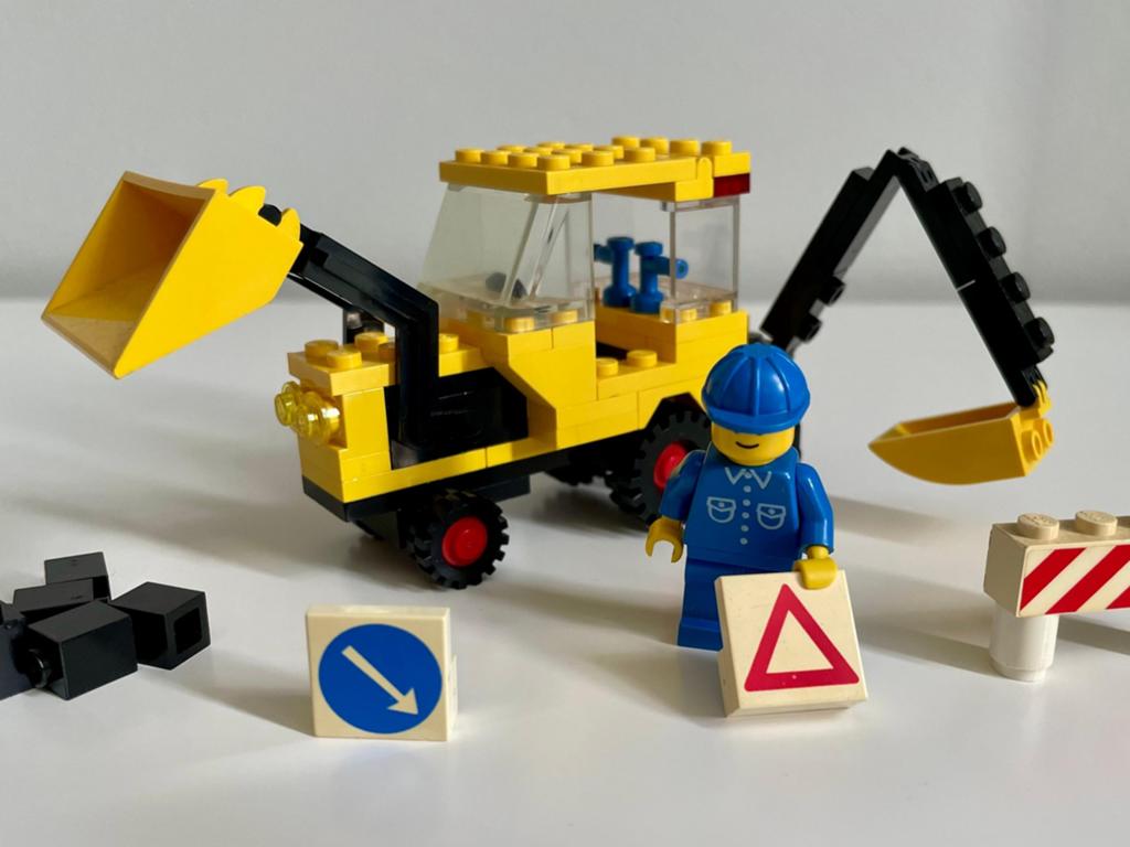 LEGO Legoland Set 6686 Graaflaadmachine, Gebruikt, Lego, Ophalen of Verzenden, LEGOLAND