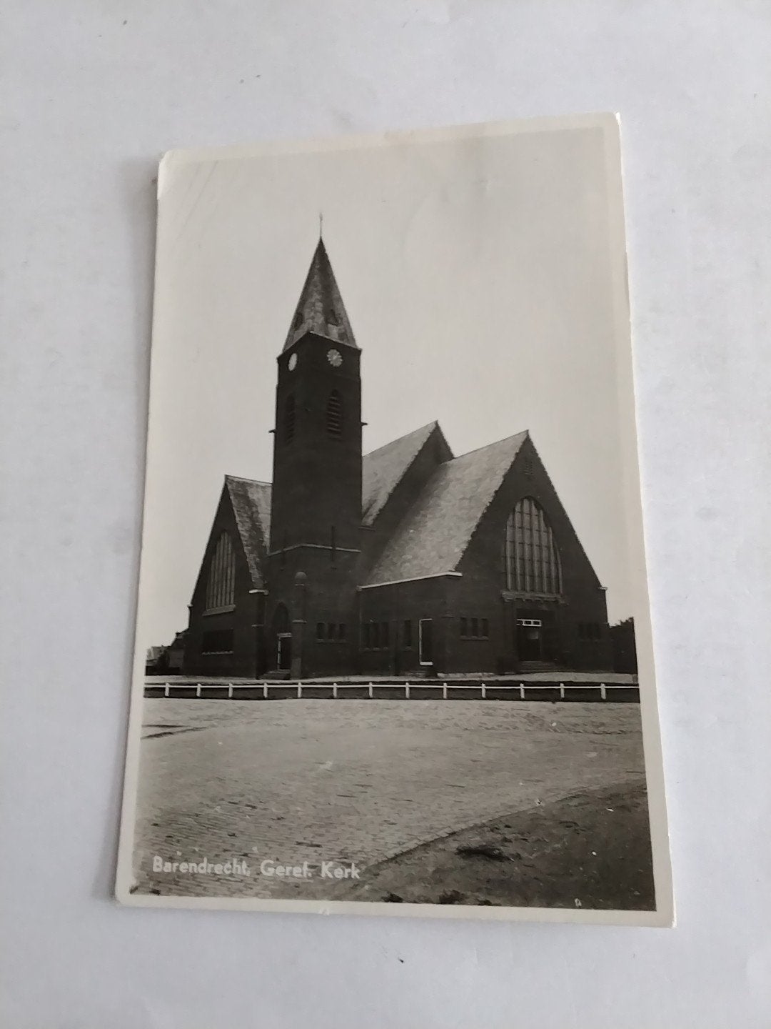 Oude Ansichtkaart Barendrecht Gereformeerde Kerk 1948, Verzamelen, Ophalen of Verzenden, 1940 tot 1960