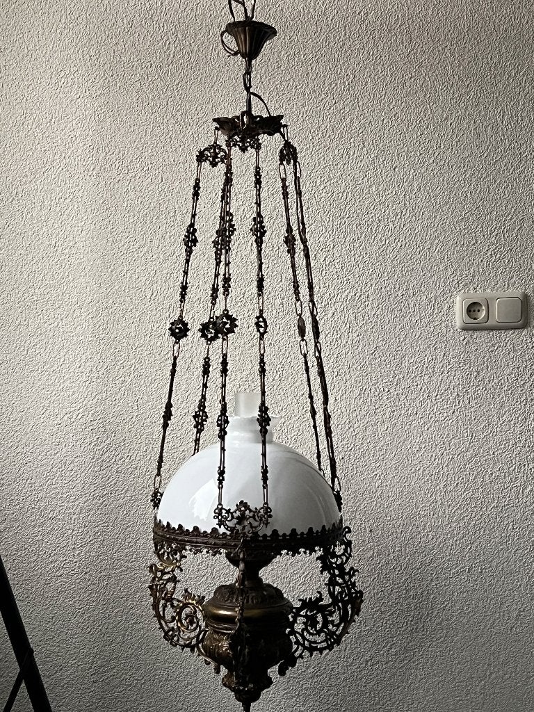 Hanglamp, klassiek model, Huis en Inrichting, Ophalen, Gebruikt, Minder dan 50 cm
