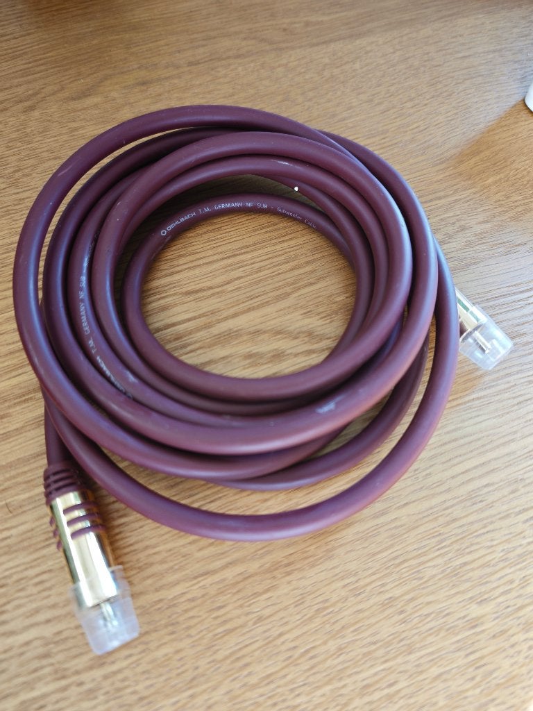 Subwooferkabel Oehlbach 3m