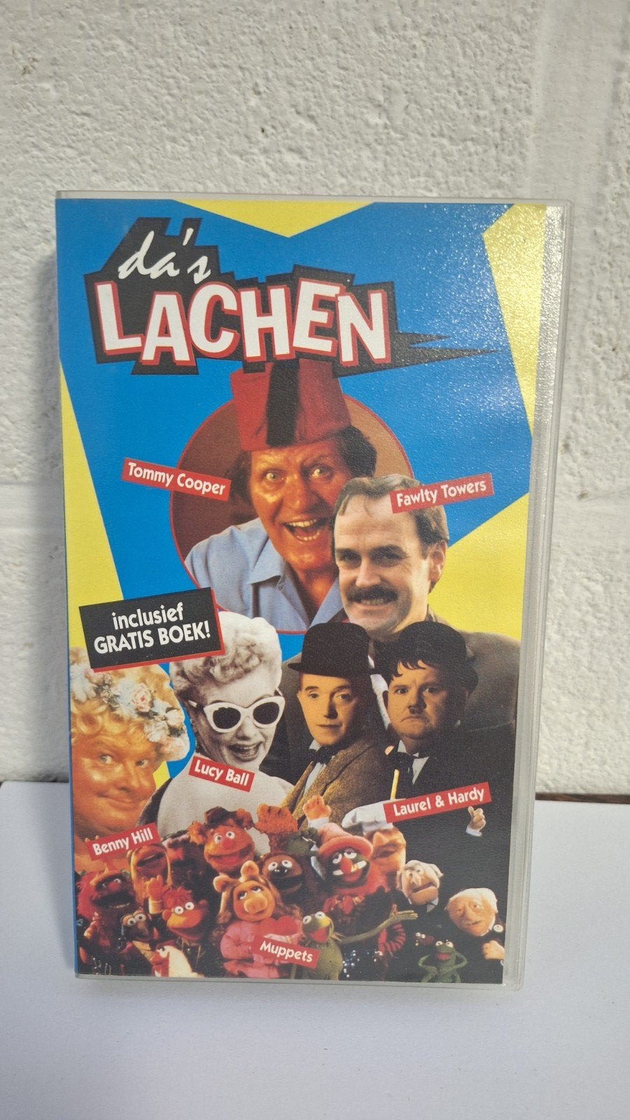Da's Lachen VHS - Diverse Komieken en Sketches, Gebruikt, Alle leeftijden, Ophalen of Verzenden, Komedie