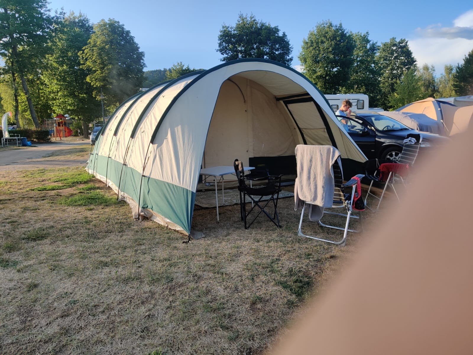 Ruime tunneltent voor 5-6 personen - t.e.a.b, Ophalen, Gebruikt, Tot en met 6