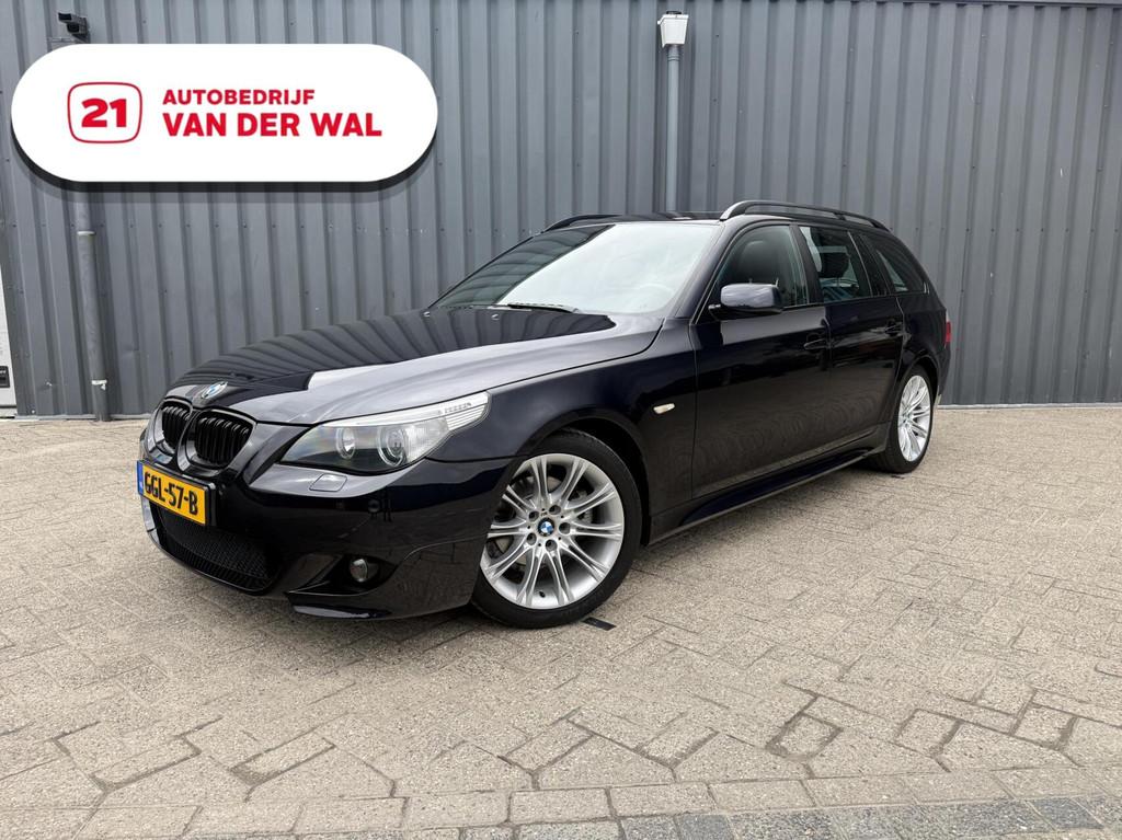 BMW 5-serie Touring|High executive|M-pakket|stoelverw, Auto's, Automaat, Achterwielaandrijving, Gebruikt, 2000 kg