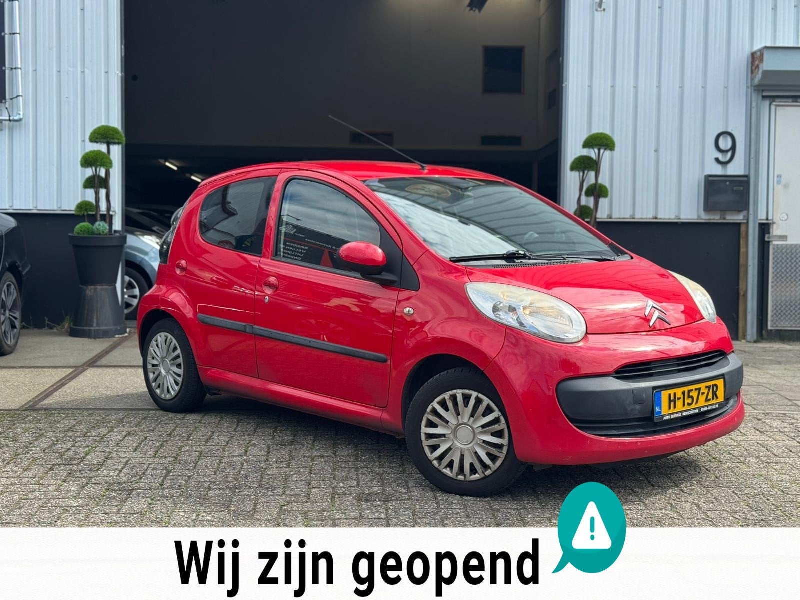 Citroen C1 1.0 | 2008 |AIRCO | ELEK. RAMEN | APK | BOEKJES |, Auto's, Voorwielaandrijving, Stof, Gebruikt, Zwart