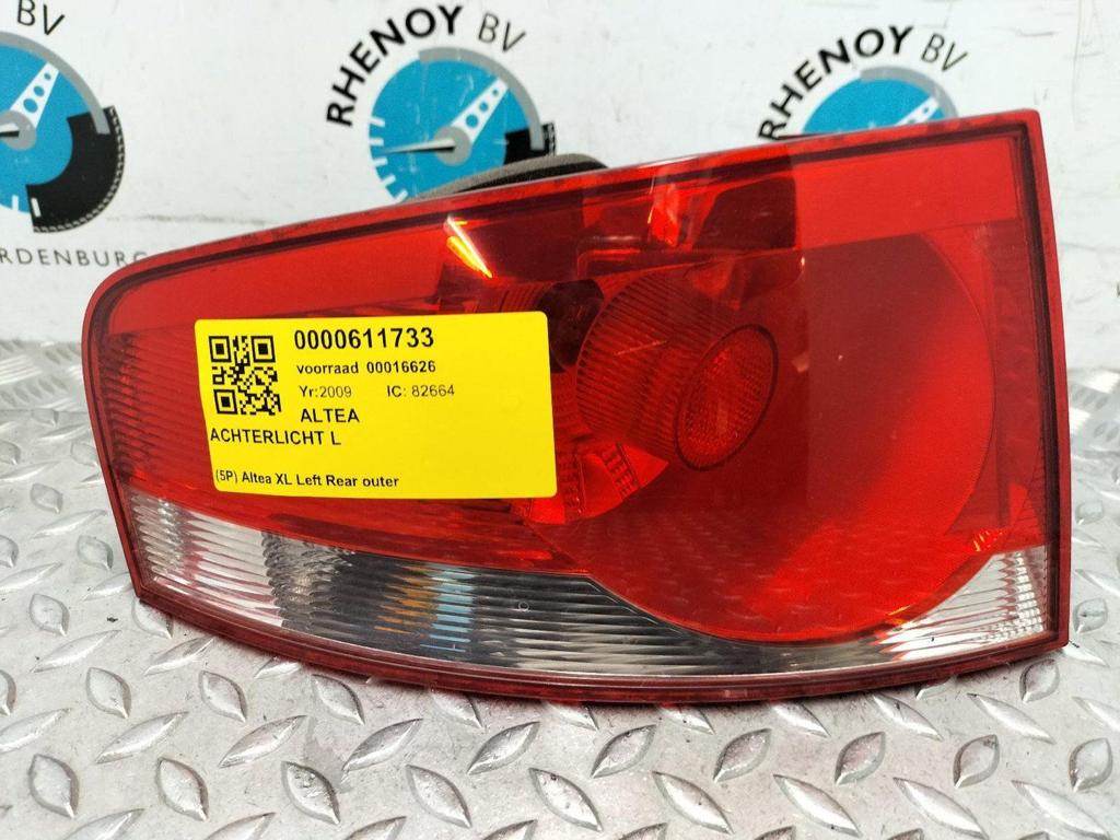 SEAT ALTEA 1.8 TFSI Bnsl. High  ACHTERLICHT L 2009, Ophalen of Verzenden, Gebruikt, Stiba lid