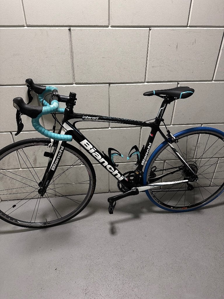 Bianchi full carbon racefiets, Fietsen en Brommers, Fietsen | Racefietsen, Gebruikt, Carbon, Meer dan 20 versnellingen, 53 tot 57 cm