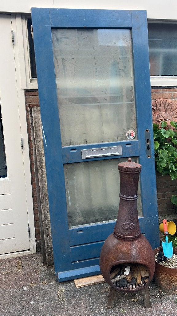 Voordeur 92x210, Ophalen, Gebruikt, 80 tot 100 cm, Buitendeur