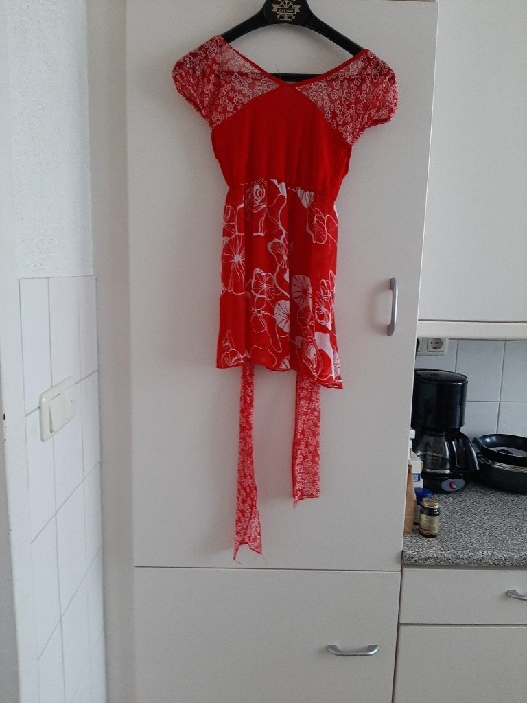 Rode shirt, Kleding | Dames, Meerkleurig, Ophalen of Verzenden, Zo goed als nieuw, Korte mouw