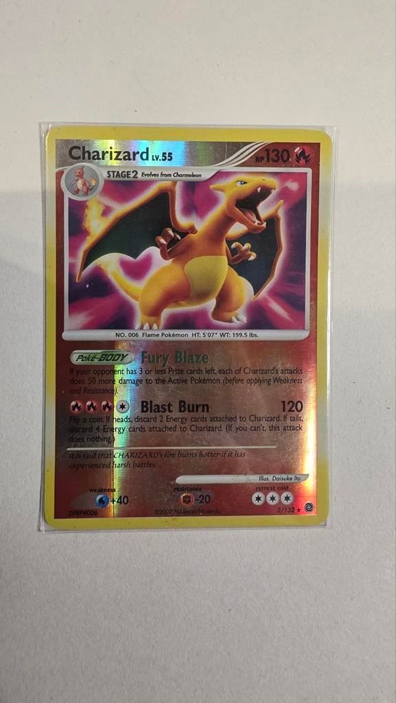 Charizard Lv.55 Pokémon Kaart - reverse foil, Hobby en Vrije tijd, Verzamelkaartspellen | Pokémon, Ophalen of Verzenden, Zo goed als nieuw