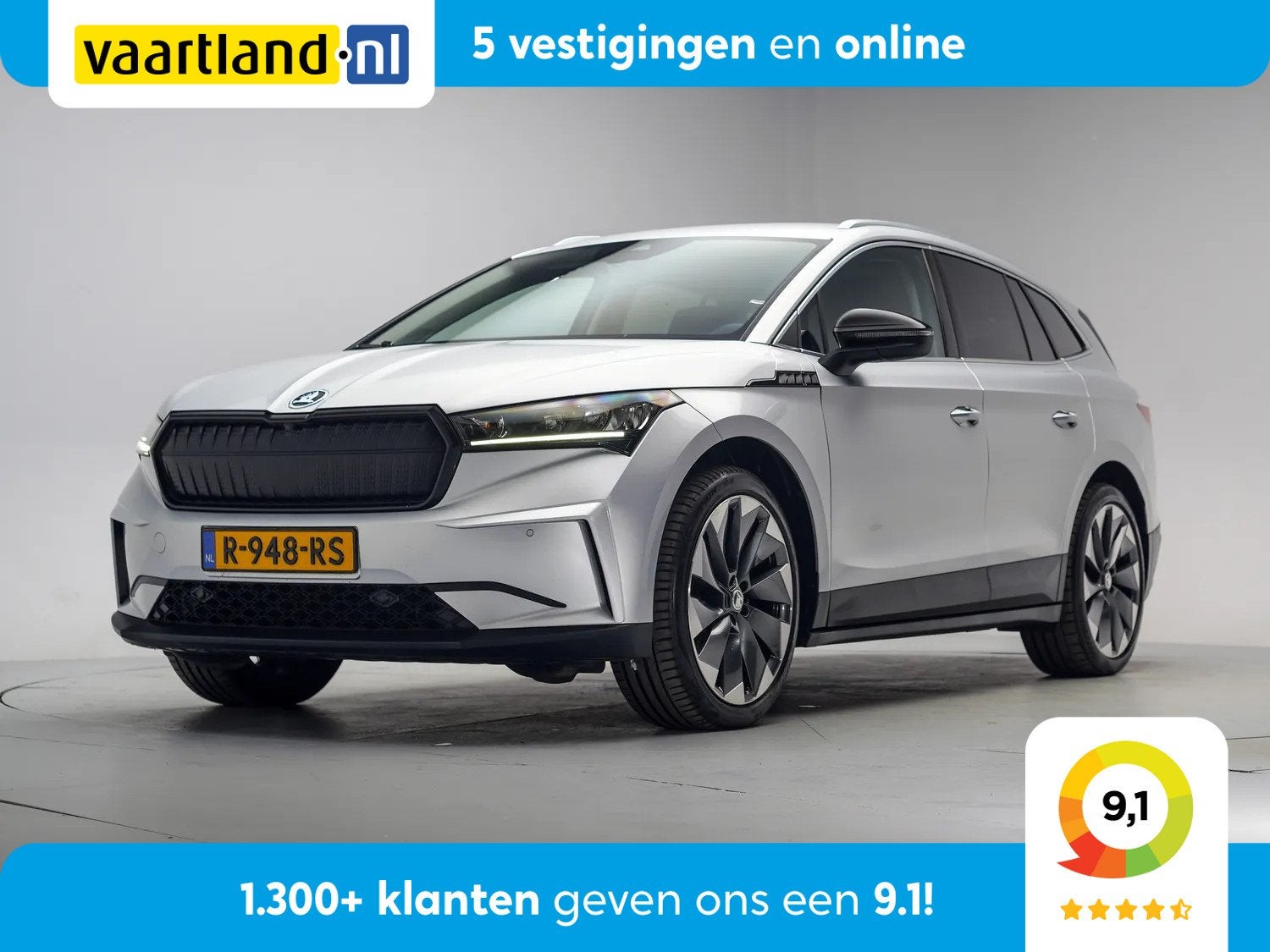 Skoda Enyaq iV 80 Comfort Plus [ Navi Carplay / Android Stuu, Auto's, 0 cilinders, Gebruikt, Handgeschakeld, SUV of Terreinwagen