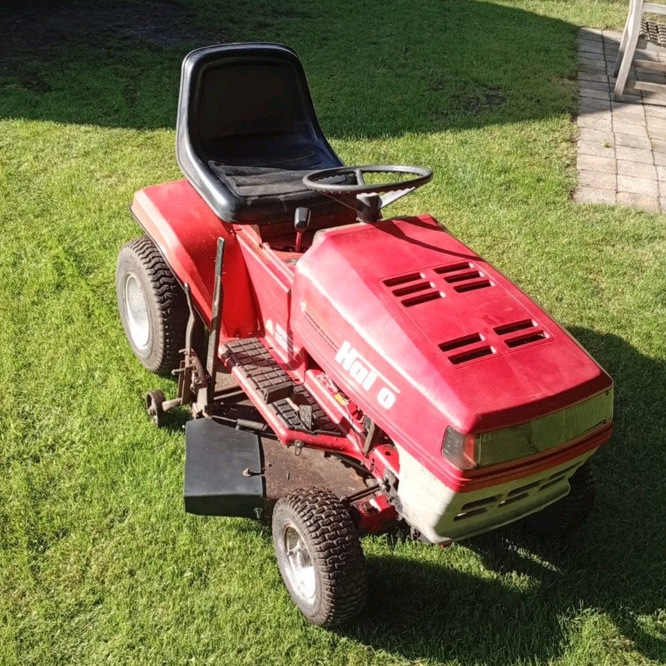 Hako Resentrac 903e zitmaaier/tuintrekker, Ophalen, Gebruikt, Benzine, Met opvangzak
