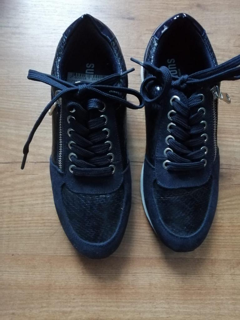 Schoenen nieuw maat 37, Ophalen, Nieuw, Zwart, Sneakers of Gympen
