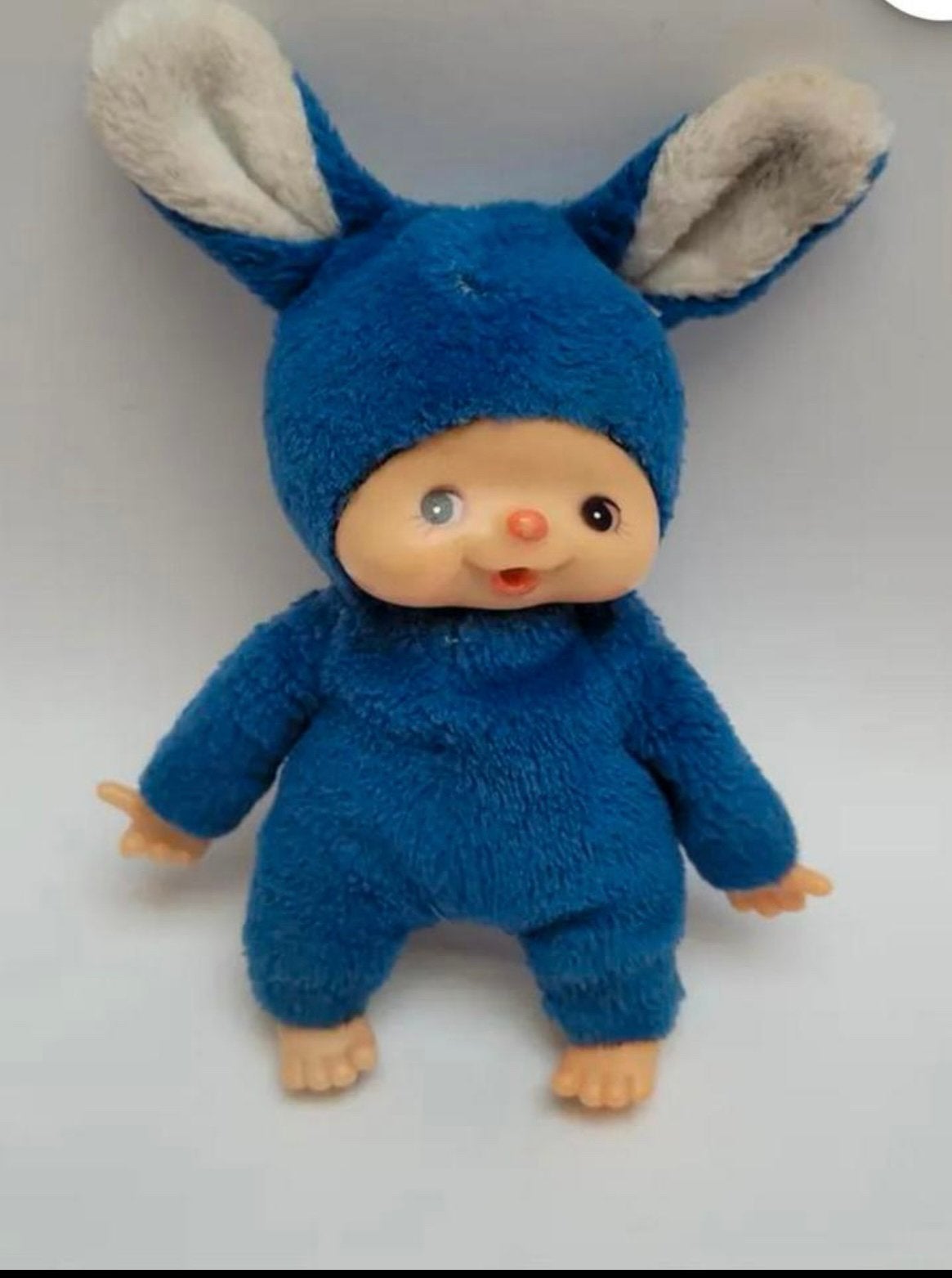 Monchichi blauw vintage, Verzenden