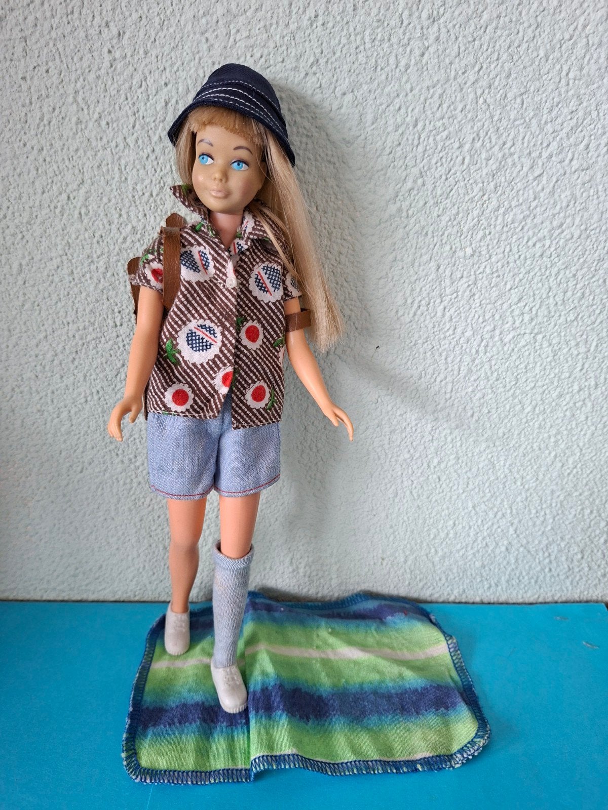 Barbie vintage fashion skipperdoll Camping 70s Mattel, Ophalen of Verzenden, Gebruikt, Barbie