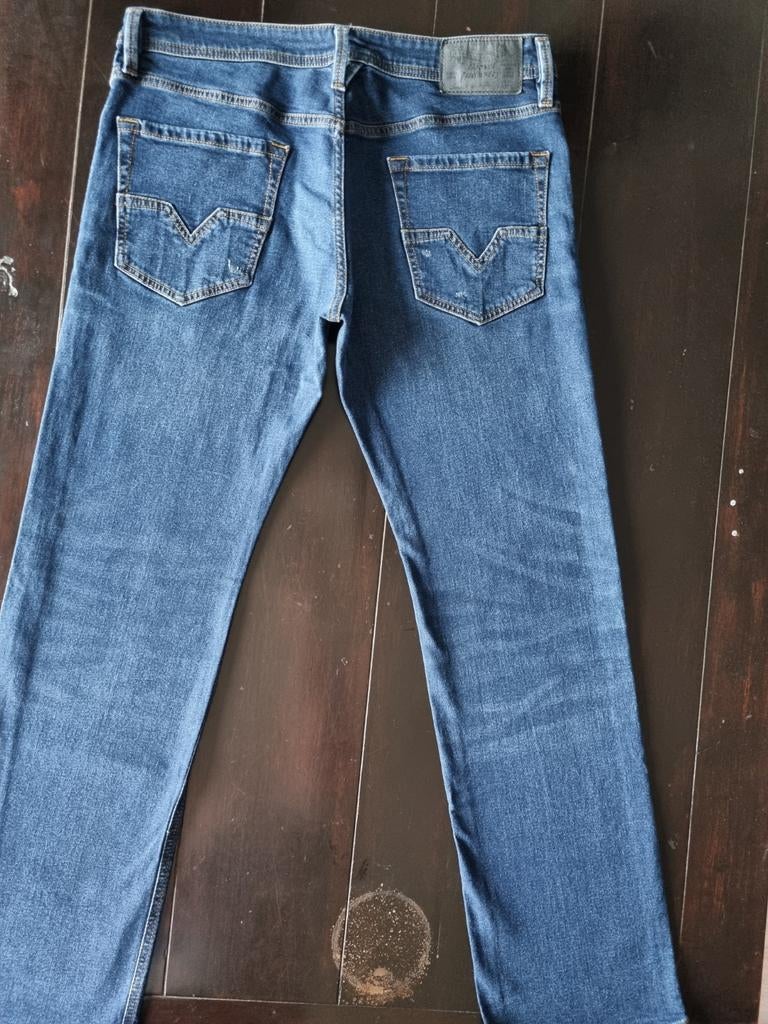 CLASSIC VINTAGE DIESEL LARKEE STRAIGHT STRETCH JEANS 34/32!!, Kleding | Heren, Spijkerbroeken en Jeans, Diesel, Blauw, Ophalen of Verzenden