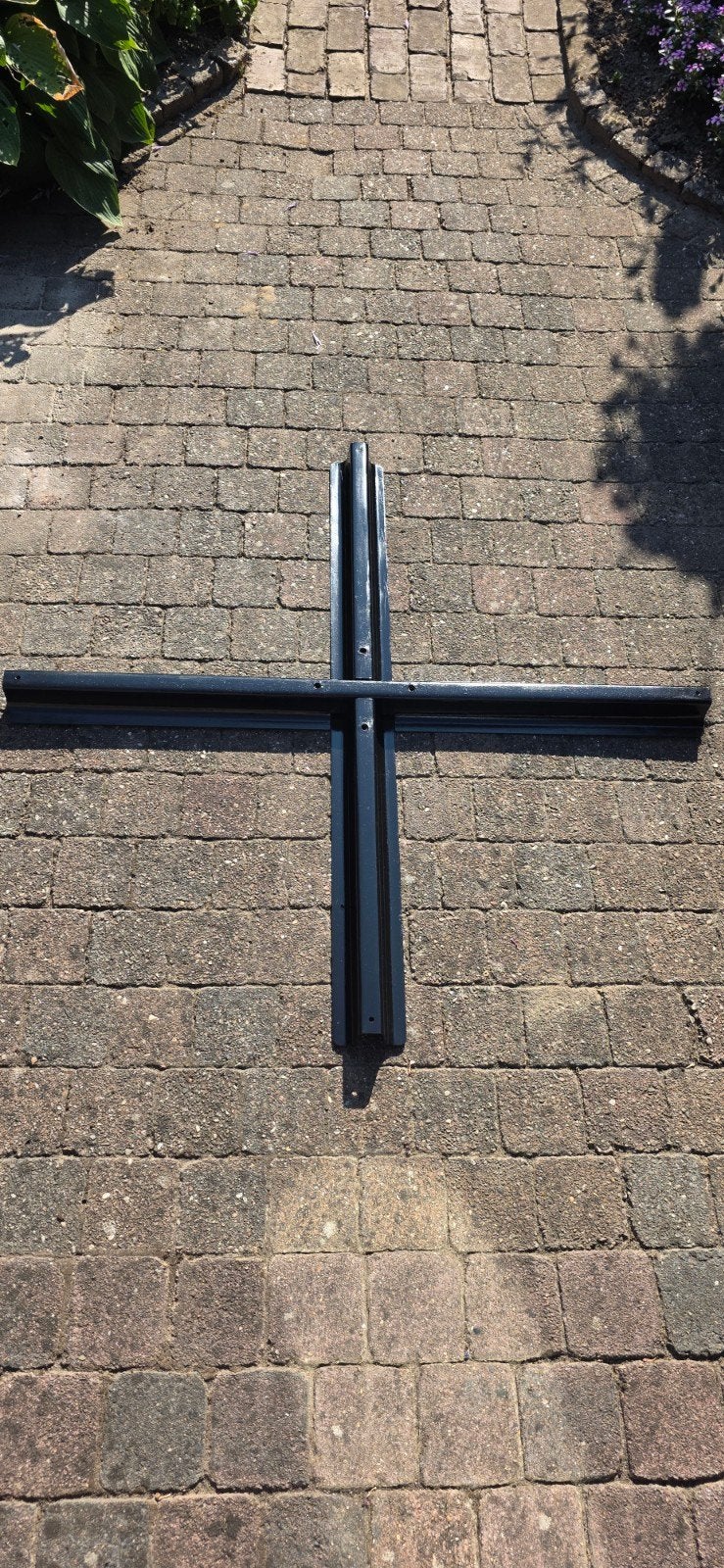 Parasolvoet kruisvoet zwart, Ophalen, Gebruikt, Minder dan 1 meter, Parasolvoet