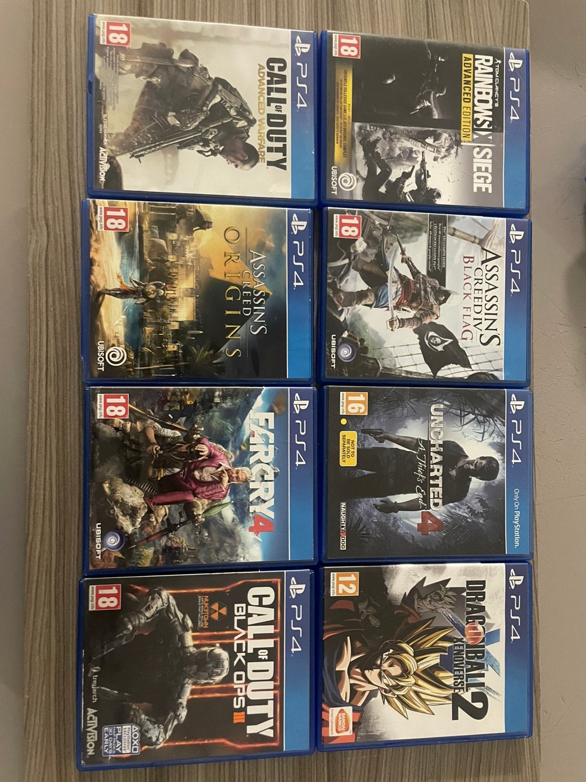 PS4 games bundel Uncharted 4, Call of Duty WWII en nog meer., Spelcomputers en Games, Games | Sony PlayStation 4, Vanaf 18 jaar
