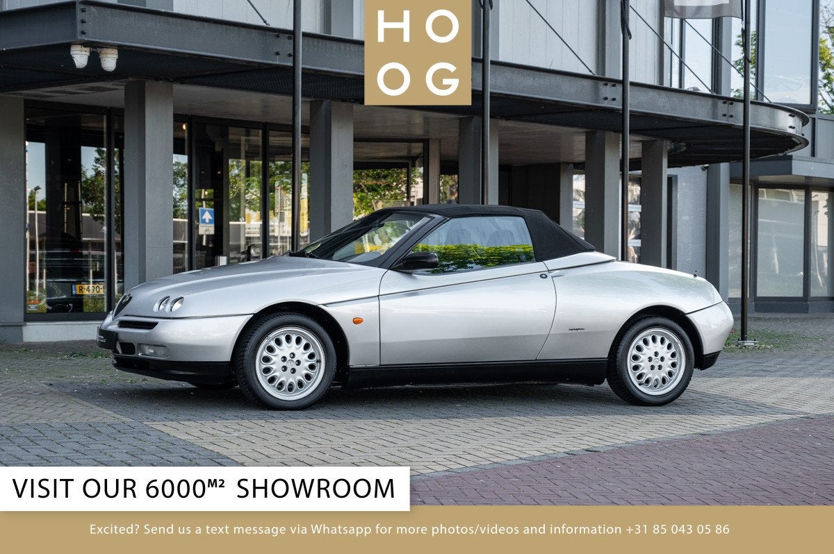 Alfa Romeo Spider 2.0 Twin Spark 16V (bj 1995), Auto's, Gebruikt, Spider, Leder, Bedrijf