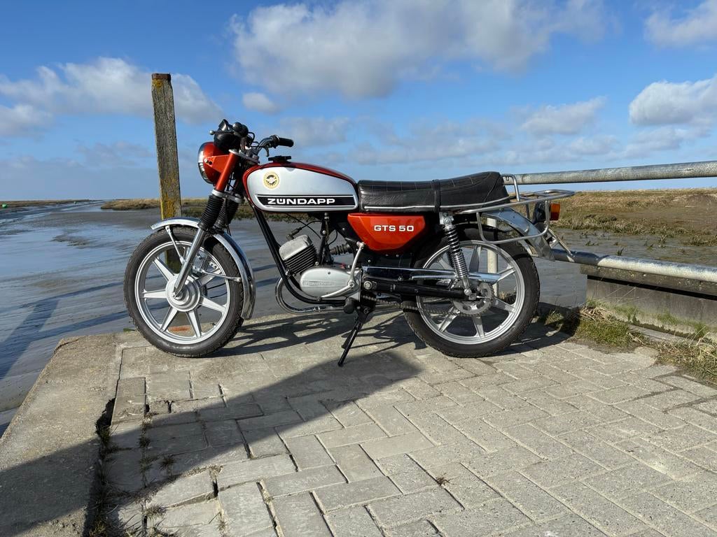 Zundapp GTS50 met NL brommerkenteken, Maximaal 45 km/u, GTS50, Ophalen of Verzenden, Zo goed als nieuw