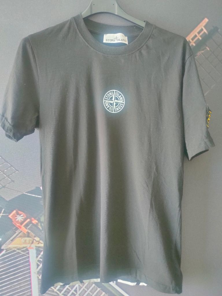 T-shirt Stone Island, Ophalen, Maat 52/54 (L), Zwart, Stone Island