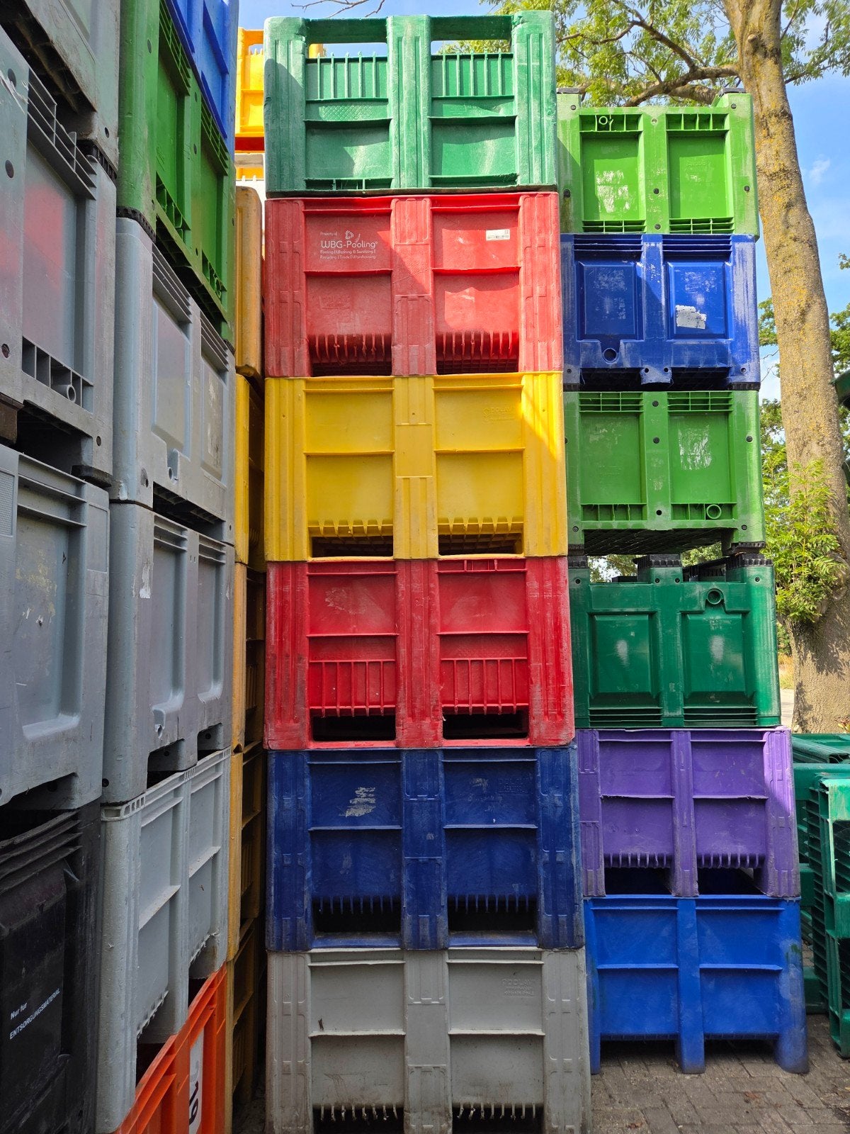 Palletbox 100x120x76 opslagbox dolav slowfeeder, Gebruikt, 100 cm of meer, 60 cm of meer, Ophalen of Verzenden