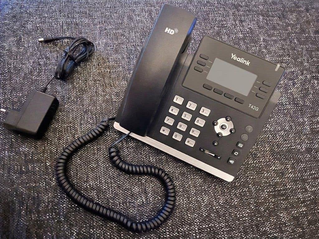 Yealink T42G SIP-telefoon VoIP, Ophalen of Verzenden, Gebruikt, Telefoon