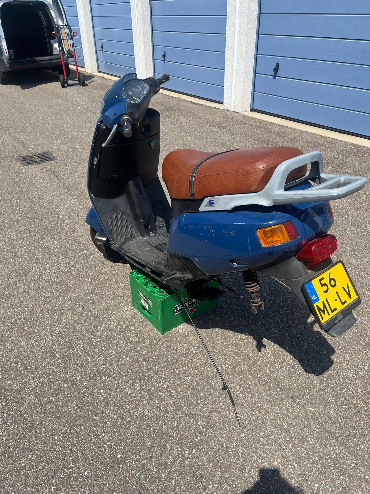 Piaggio Skipper A1 frame - lichte schade, verder compleet, Ophalen, Gebruikt, Piaggio