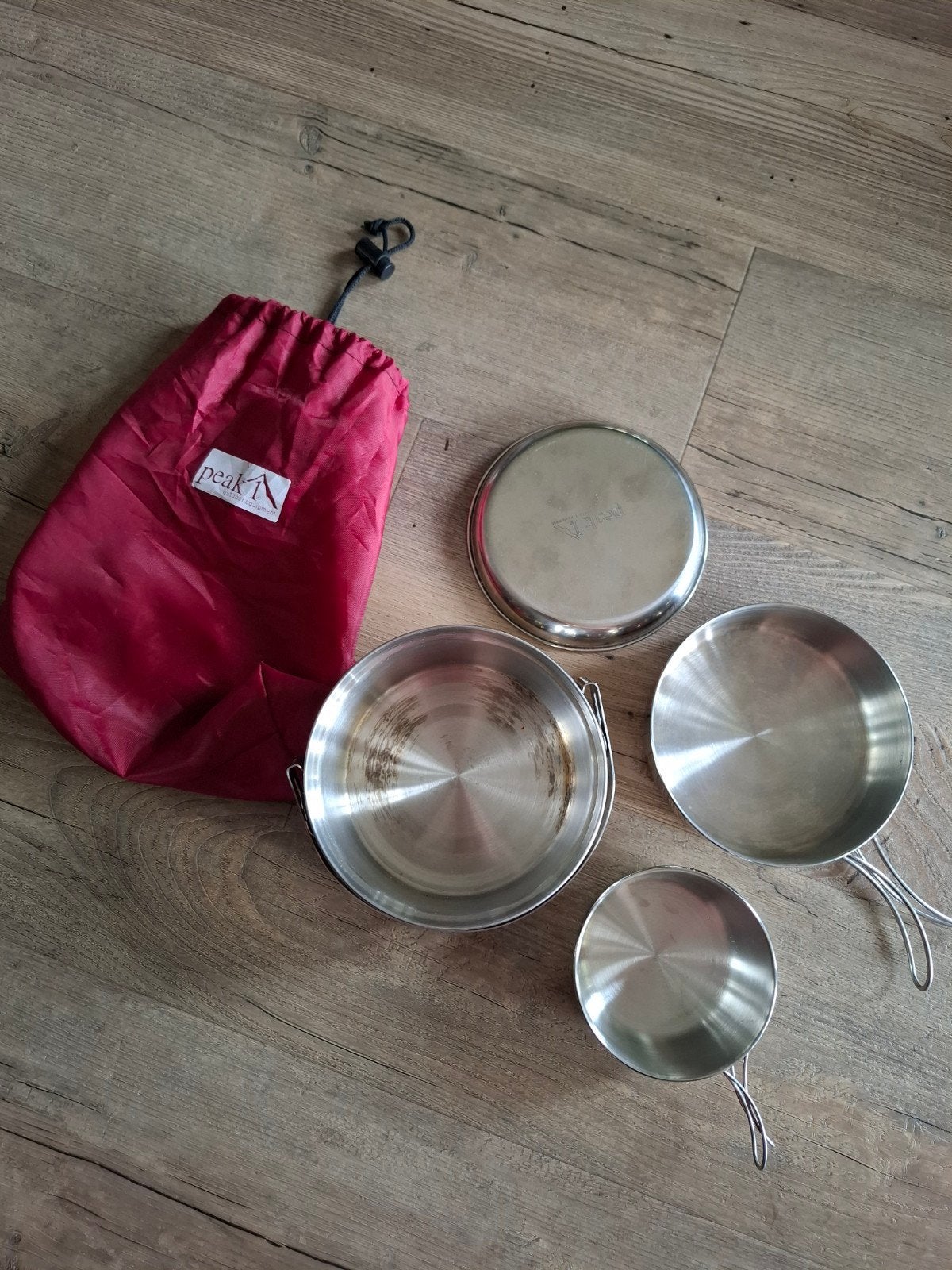 PEAK1 camping kookset 4-delig, Ophalen of Verzenden