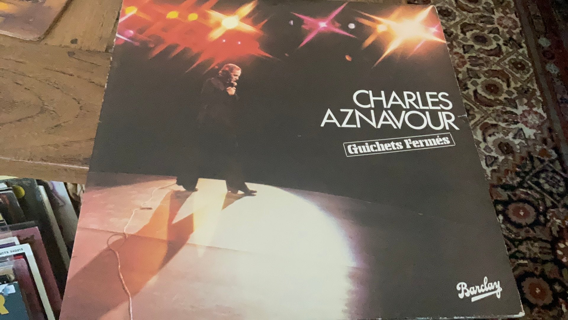 Charles Aznavour. Guichets Fermes, Ophalen of Verzenden, Zo goed als nieuw, LP