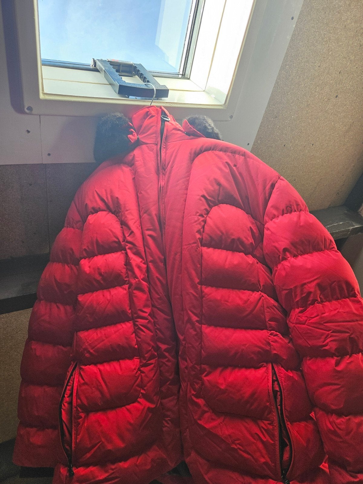 Wellensteyn jas rood 5XL, Wellensteyn, Maat 46/48 (XL) of groter, Ophalen of Verzenden, Zo goed als nieuw