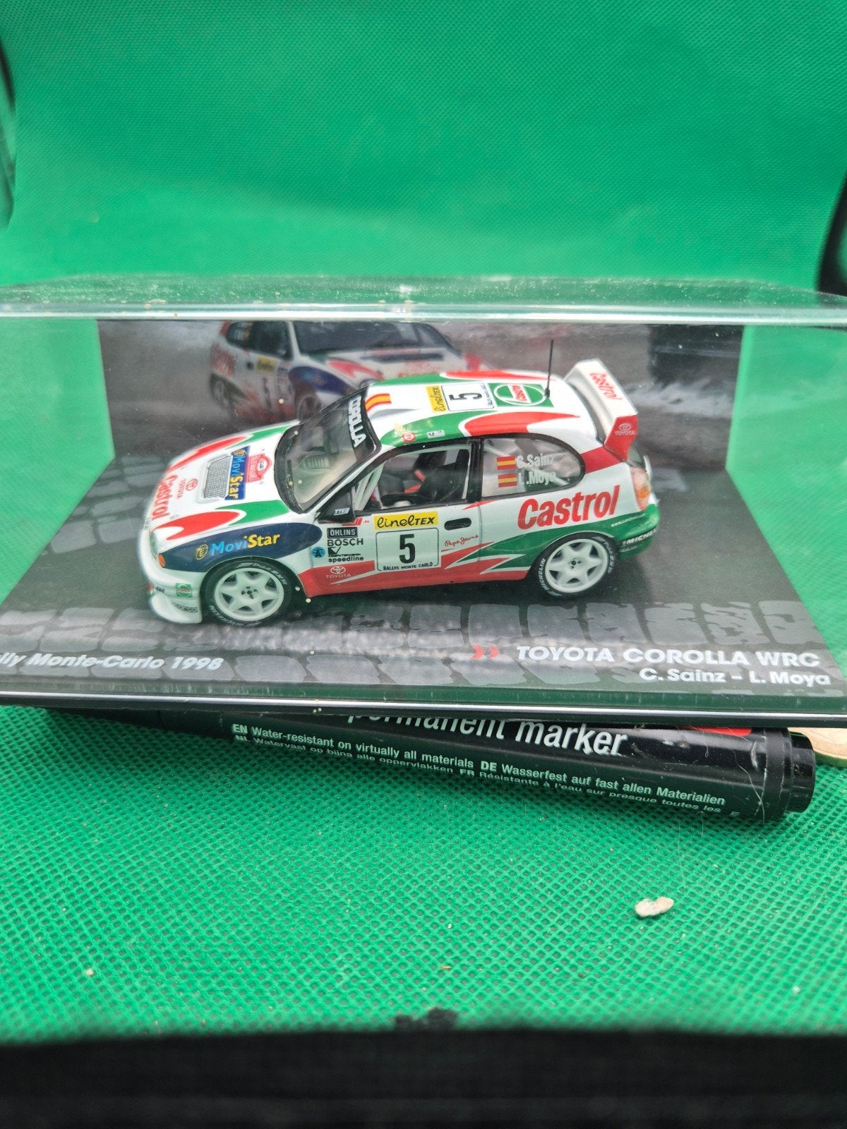 709 Toyota Corolla WRC 1/43, Ophalen of Verzenden, Zo goed als nieuw, Auto, Overige merken