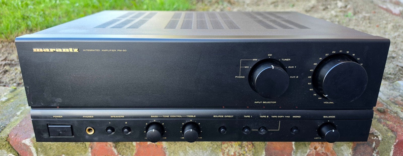 Marantz PM-50 Versterker., Gebruikt, 60 tot 120 watt, Stereo, Ophalen
