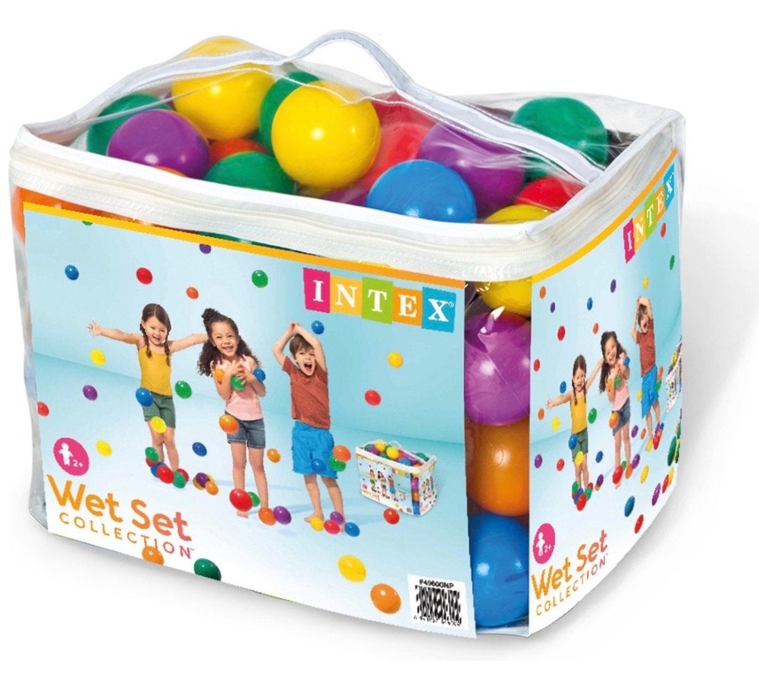 1000 Intex ballenbak ballen 8cm doorsnee - 10 zakken, Ophalen, Zo goed als nieuw, Jongen of Meisje