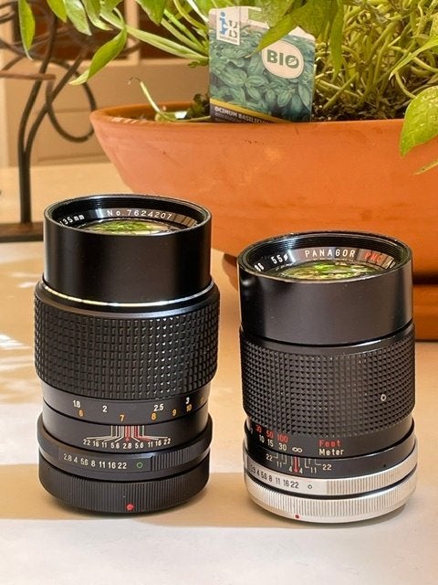 * Canon FD mount telelens 135mm f2.8 van Panagor of Tokina *, Ophalen of Verzenden, 1960 tot 1980