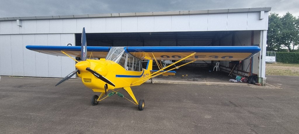 Ultralight vliegtuig + trailer, Ophalen, Zo goed als nieuw, Zweefvliegtuig, Gemotoriseerd