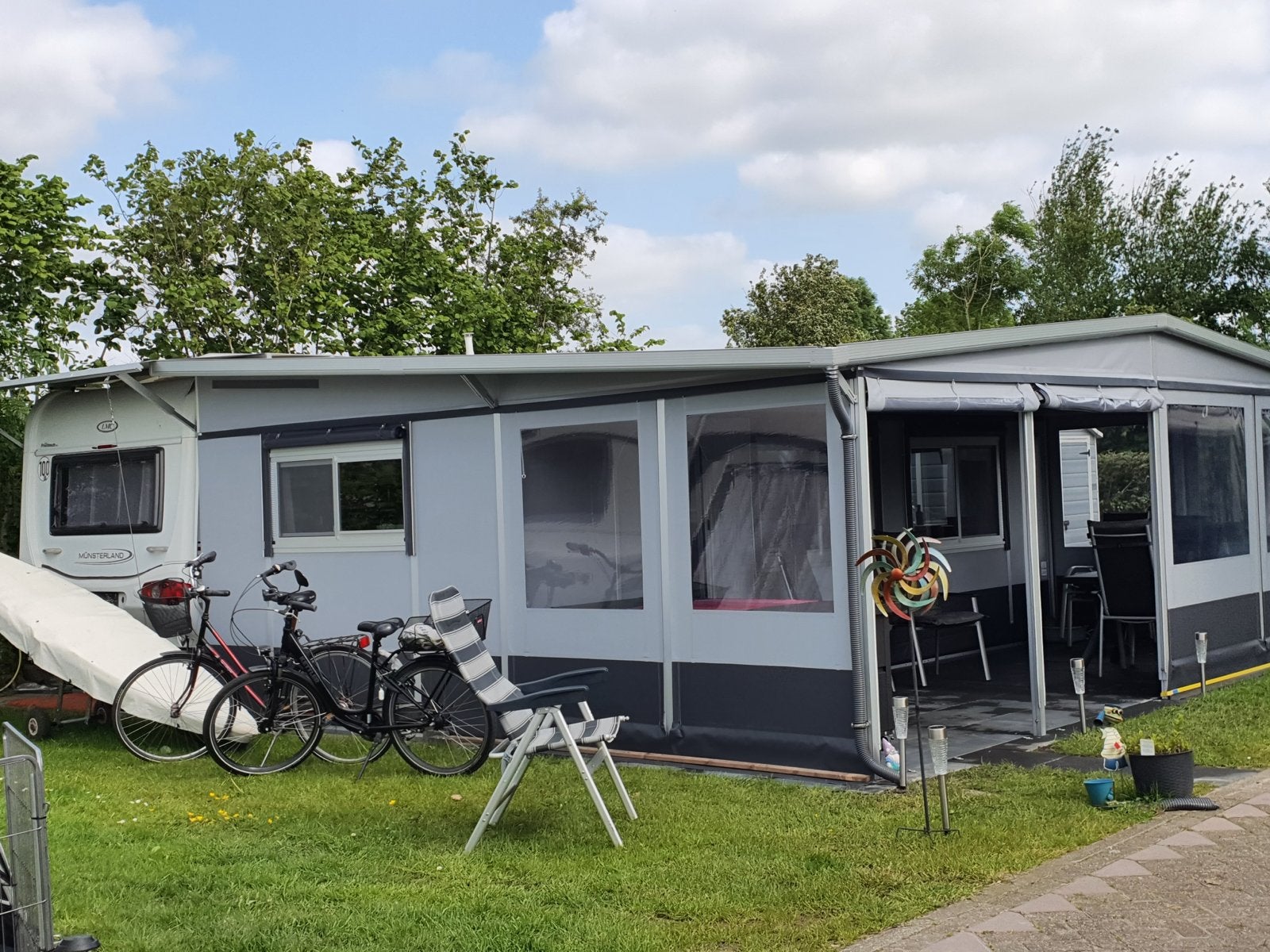 LMC Caravan Concerto 550 D (2014) met Luxe 4-Seizoenen Voort, Caravans en Kamperen, Caravans, Vast bed, Airco, Particulier, LMC en Münsterland