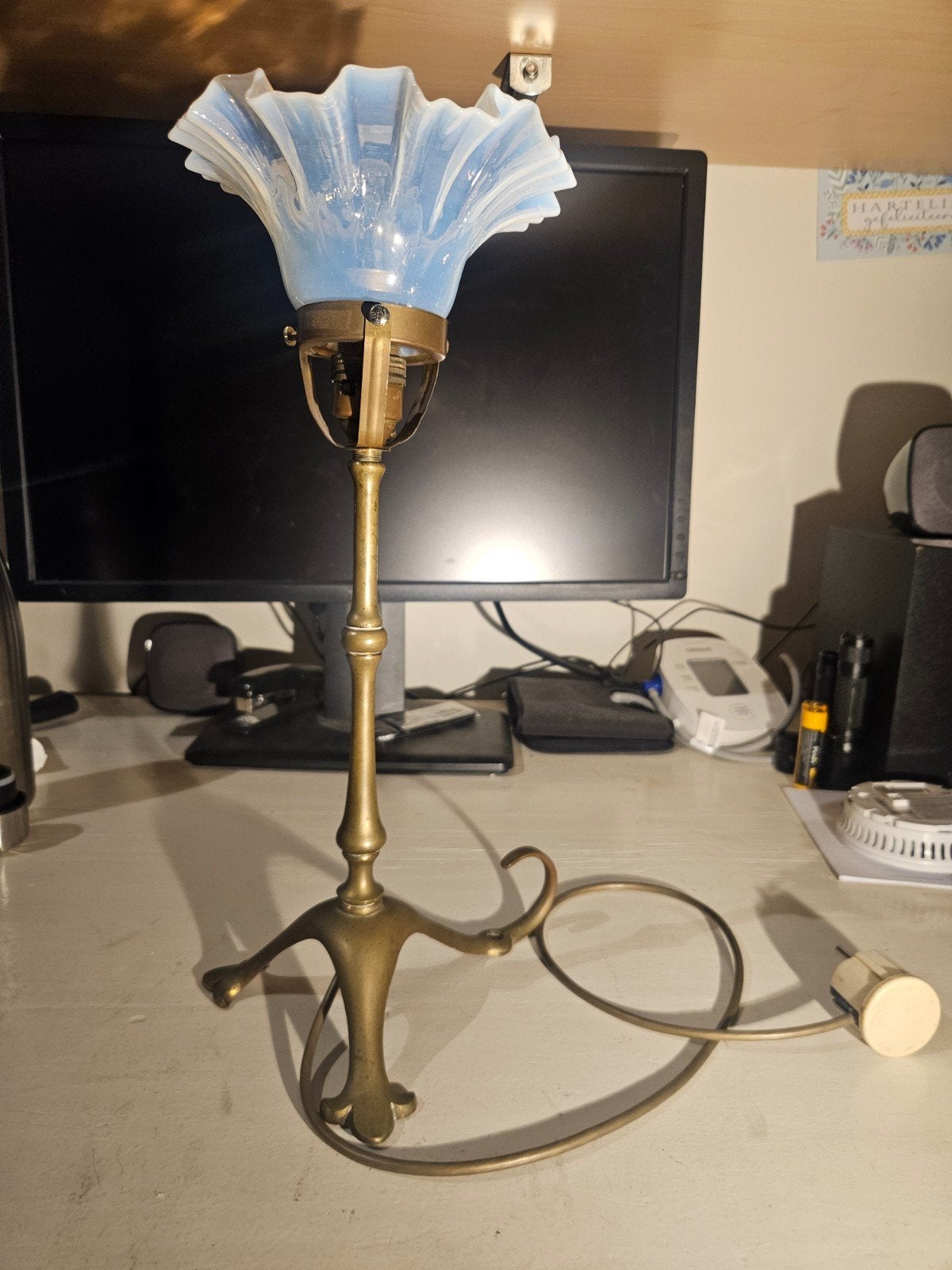 W.A.S Benson Arts & Crafts lamp, Ophalen of Verzenden