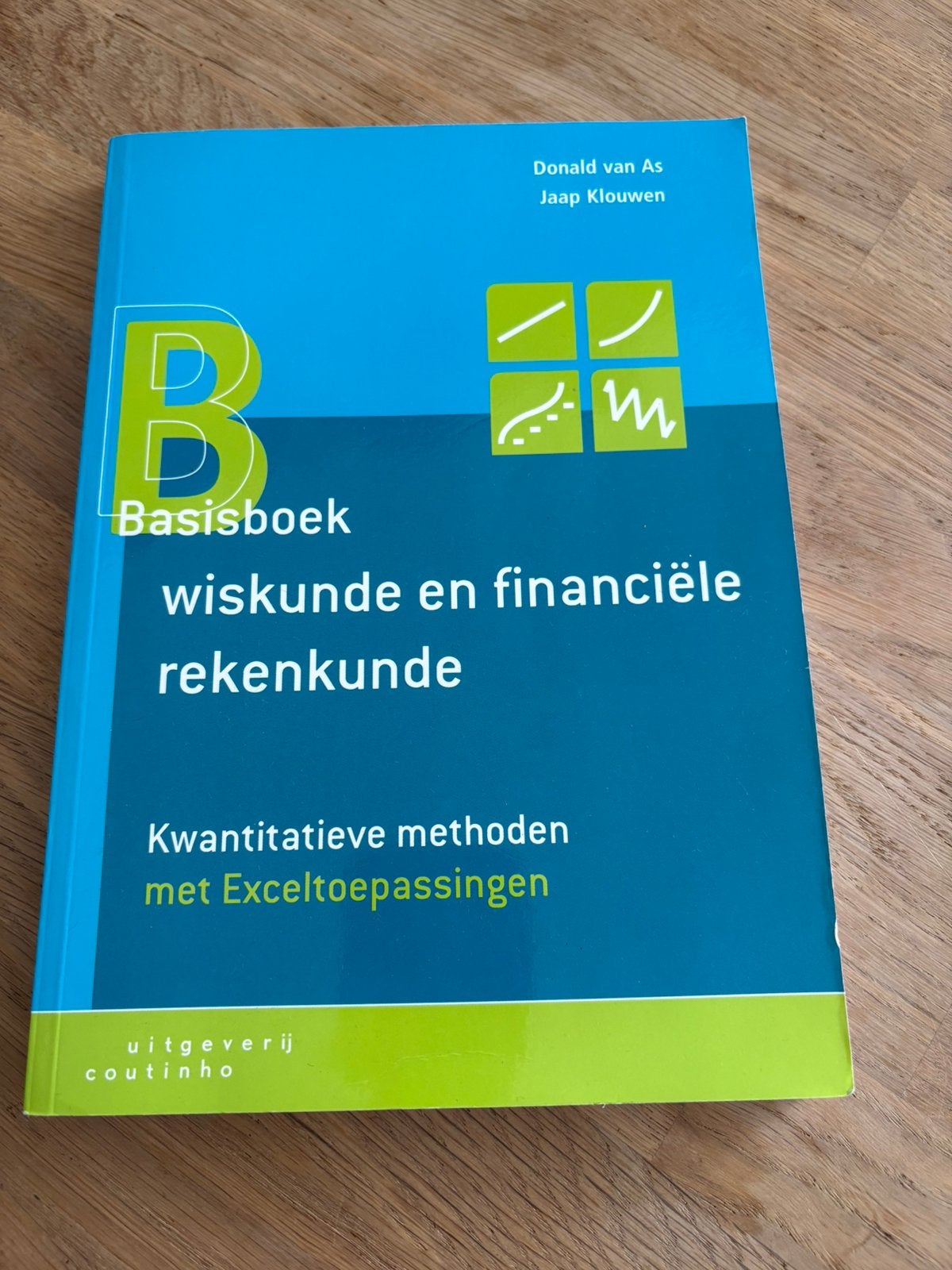 Basisboek wiskunde en financiële rekenkunde, Ophalen of Verzenden, Zo goed als nieuw, Natuurwetenschap, Donald van As; Jaap Klouwen