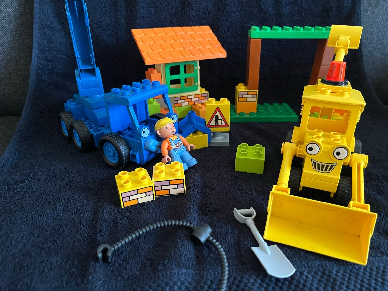 Lego Duplo Bob de Bouwer set 3297 - Mist 1 geoen plaatje, Inclusief minifiguren, Gebruikt, Overige thema's, Ophalen of Verzenden