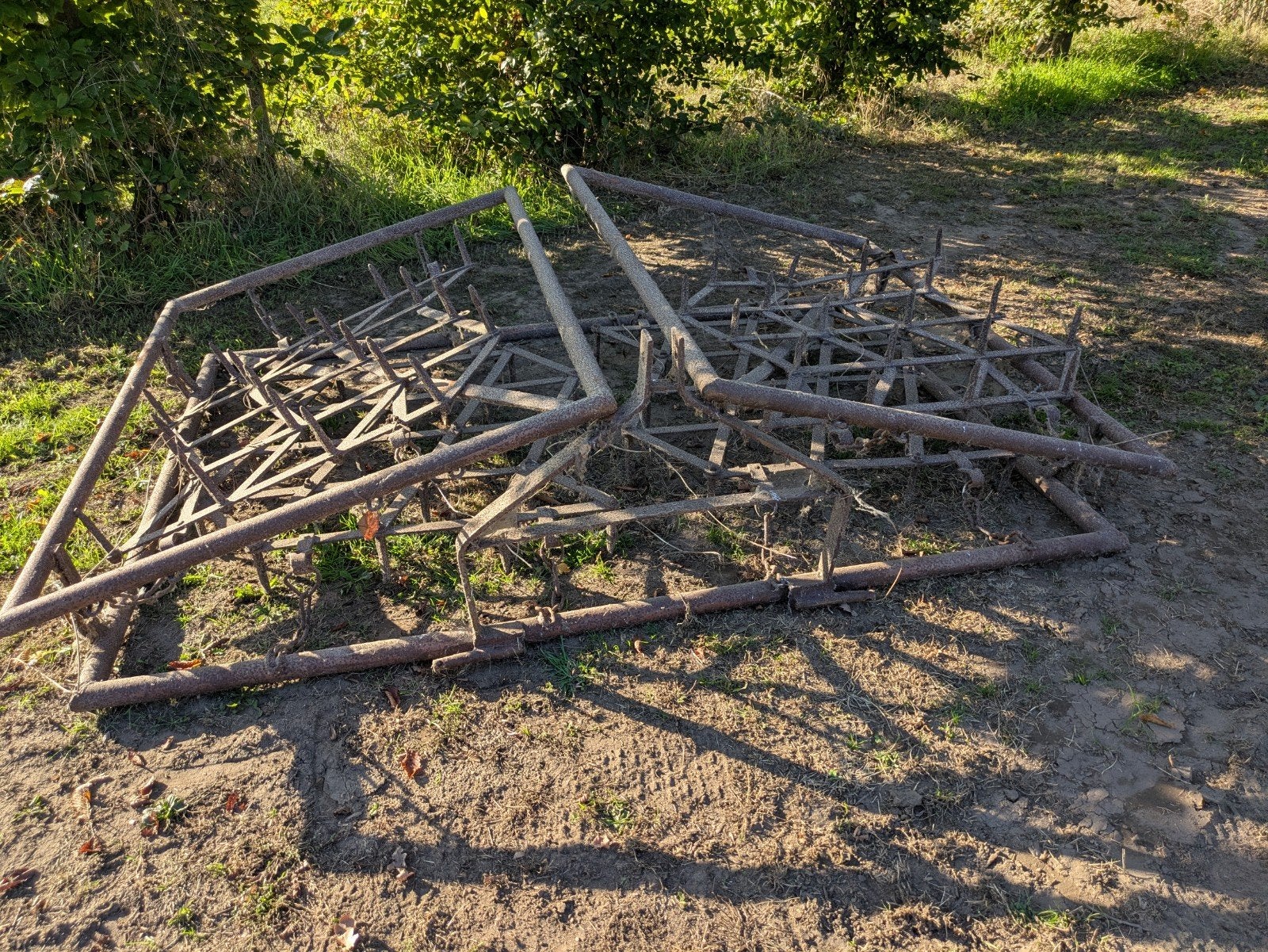 oude cultivator en eg, Antiek en Kunst, Ophalen