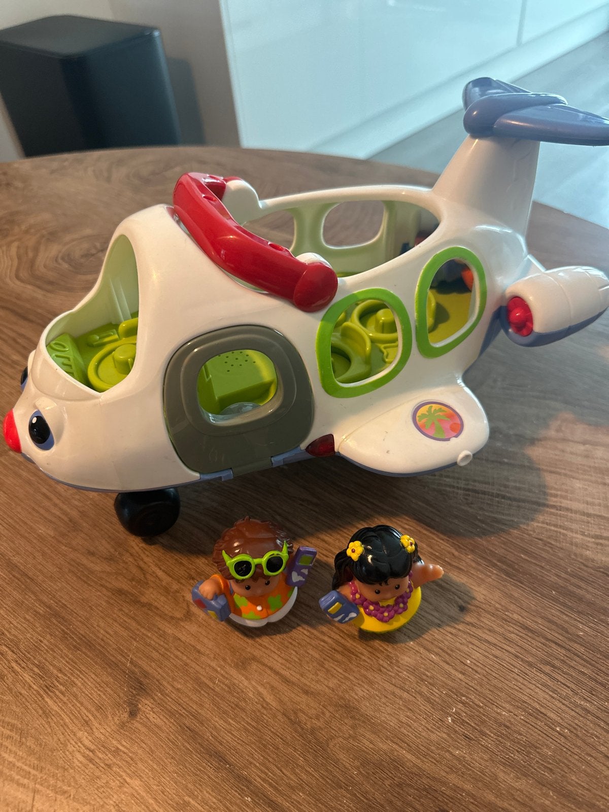 Fisher-Price Little People Vliegtuig met 2 poppetjes, Ophalen, Gebruikt, Jongen of Meisje