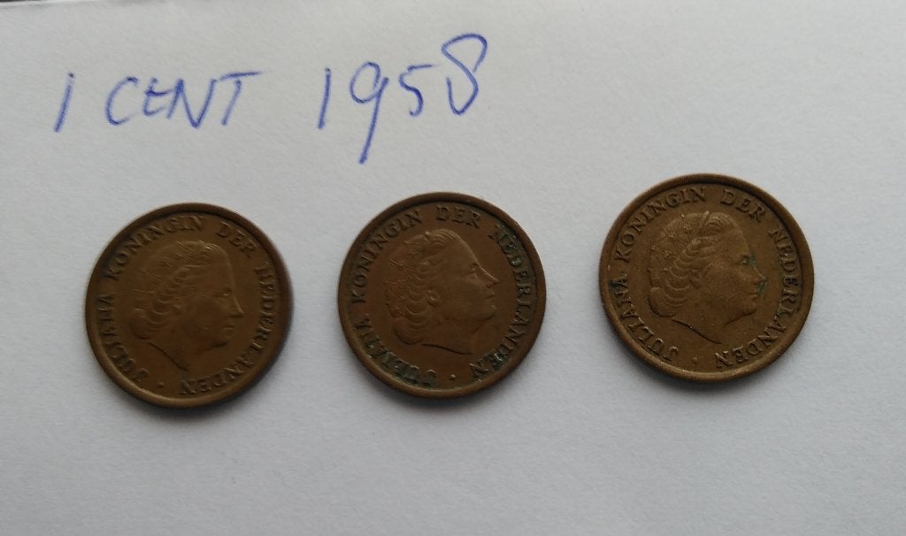 1 cent Juliana 1958, Ophalen of Verzenden, Koningin Juliana, 1 cent, Losse munt